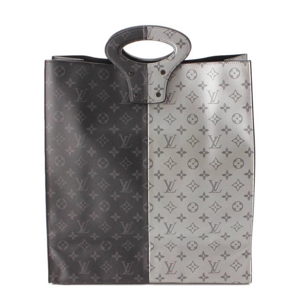 Louis Vuitton Monogram Eclipse Split Bicolor Tote… - image 1